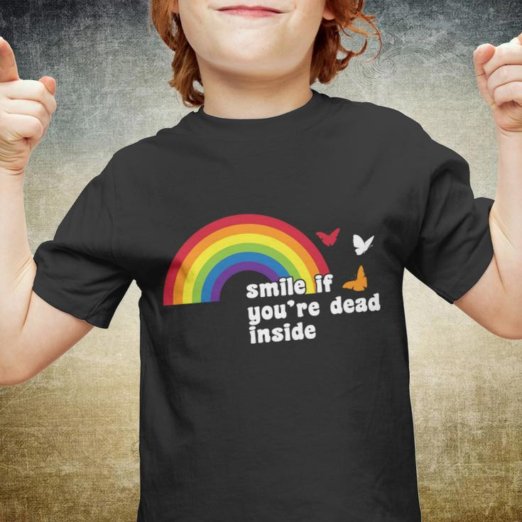 Smile If Youre Dead Inside Tshirt Youth T-shirt