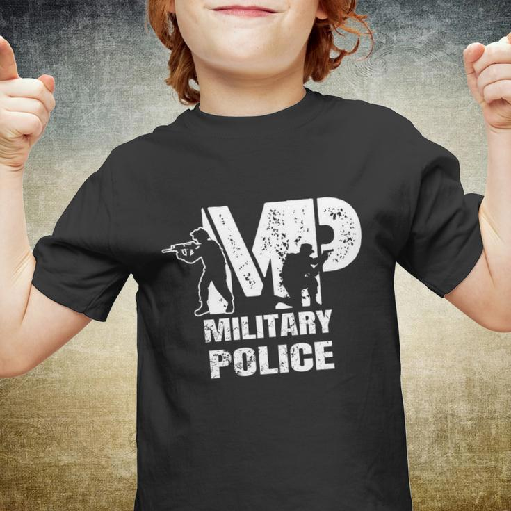 Soldier Retired Veteran Mp Military Police Policeman Funny Gift Youth T-shirt