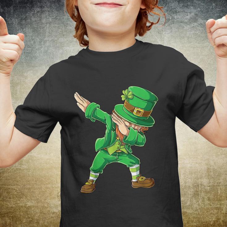 St Patricks Day Dabbing Leprechaun Boys Kids Men Dab Youth Youth T-shirt