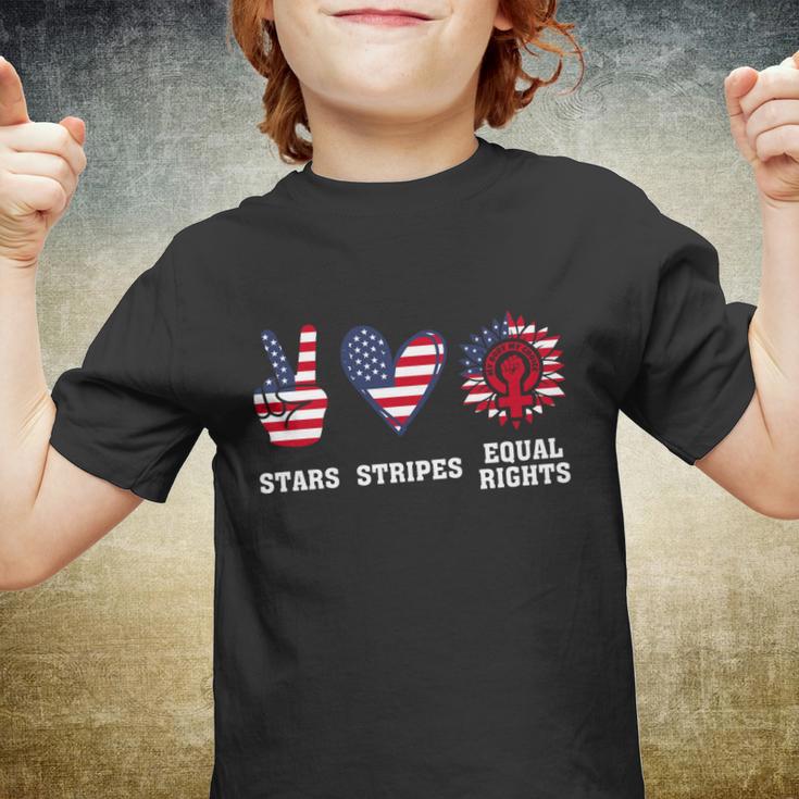 Stars Stripes And Equal Rights 4Th Of July Reproductive Rights Cute Gift V2 Youth T-shirt