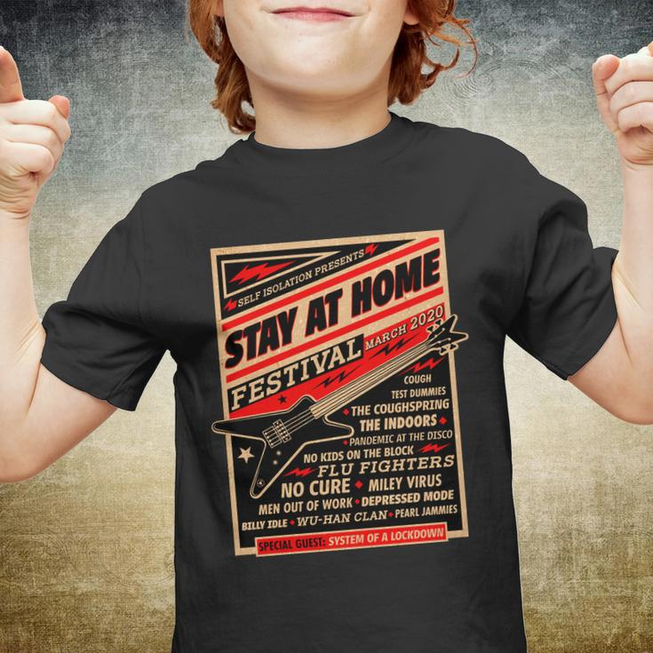 Stay At Home Festival Concert Poster Quarantine Youth T-shirt