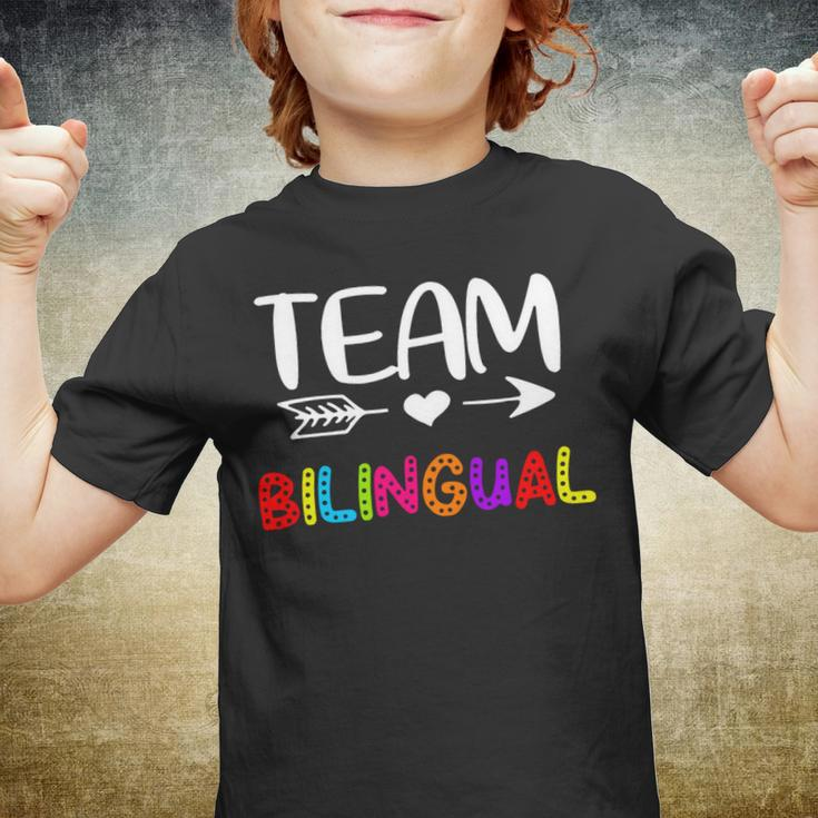 Team Bilingual - Bilingual Teacher Back To School Youth T-shirt