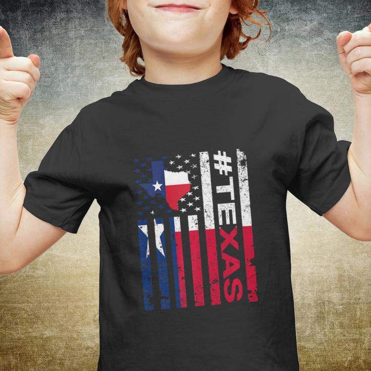 Texas State Usa 4Th Of July Pride Youth T-shirt