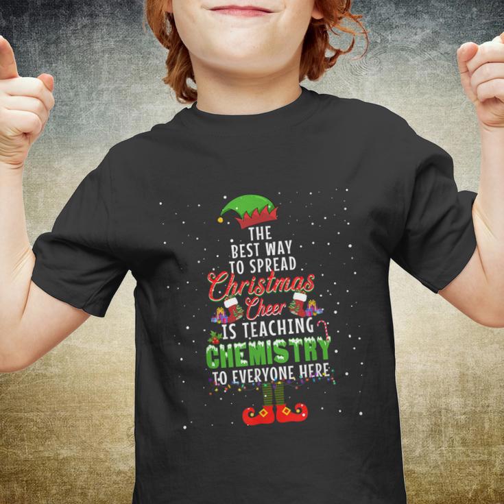 The Best Way To Spread Christmas Cheer Is Teaching Chemistry Youth T-shirt