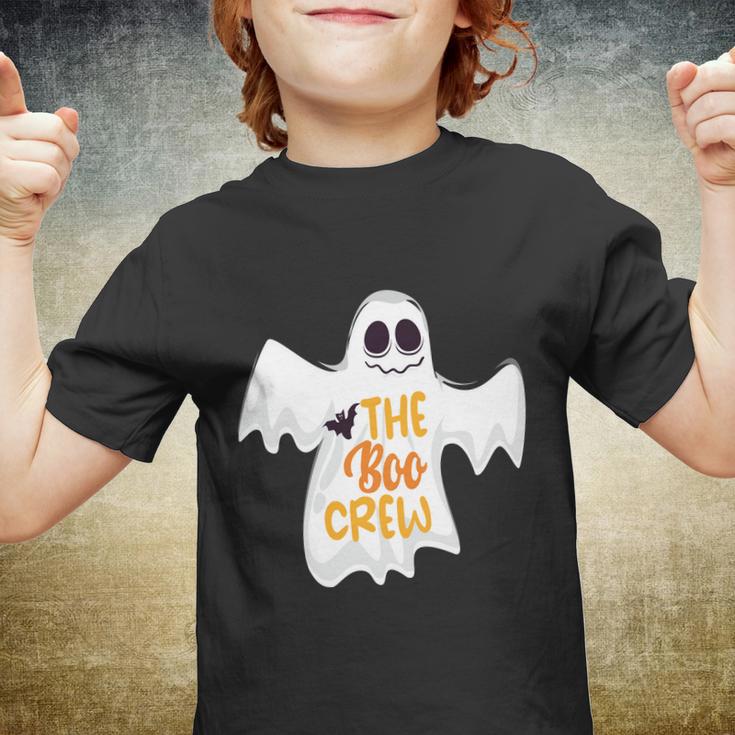 The Boo Crew Funny Halloween Quote Youth T-shirt