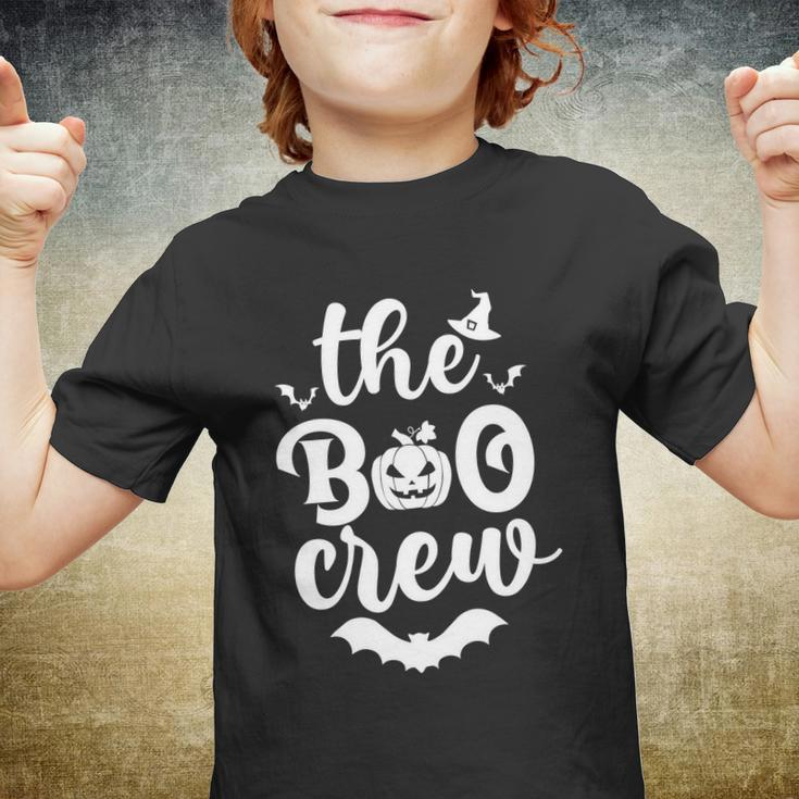 The Boo Crew Halloween Quote Youth T-shirt