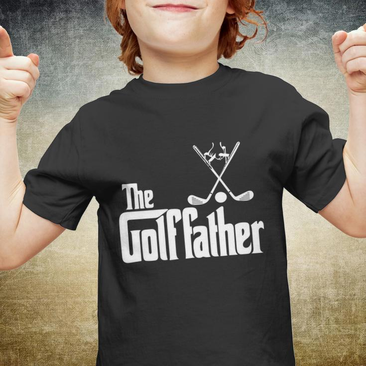 The Golffather Funny Golfing Father Lover Best Dad By Par Fathers Day Youth T-shirt