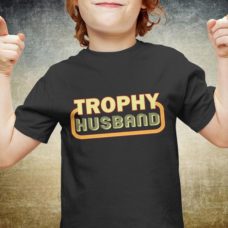 Trophy Husband Funny Retro Youth T-shirt
