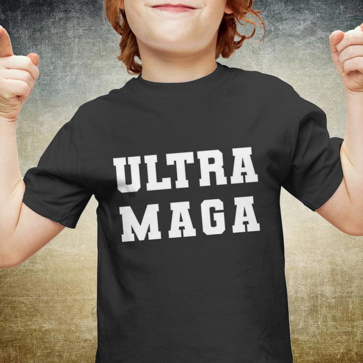 Ultra Maga Varsity College Font Logo Tshirt Youth T-shirt