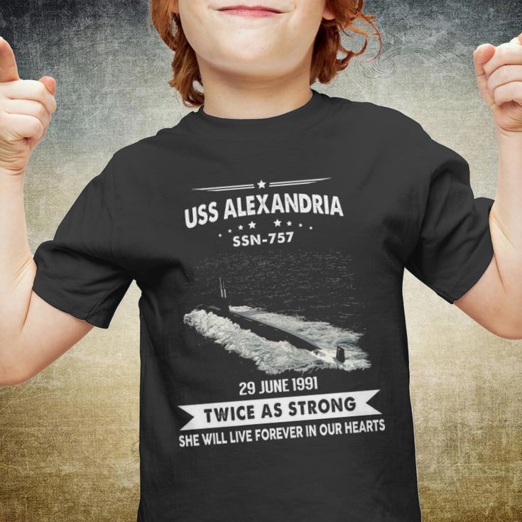 Uss Alexandria Ssn Youth T-shirt