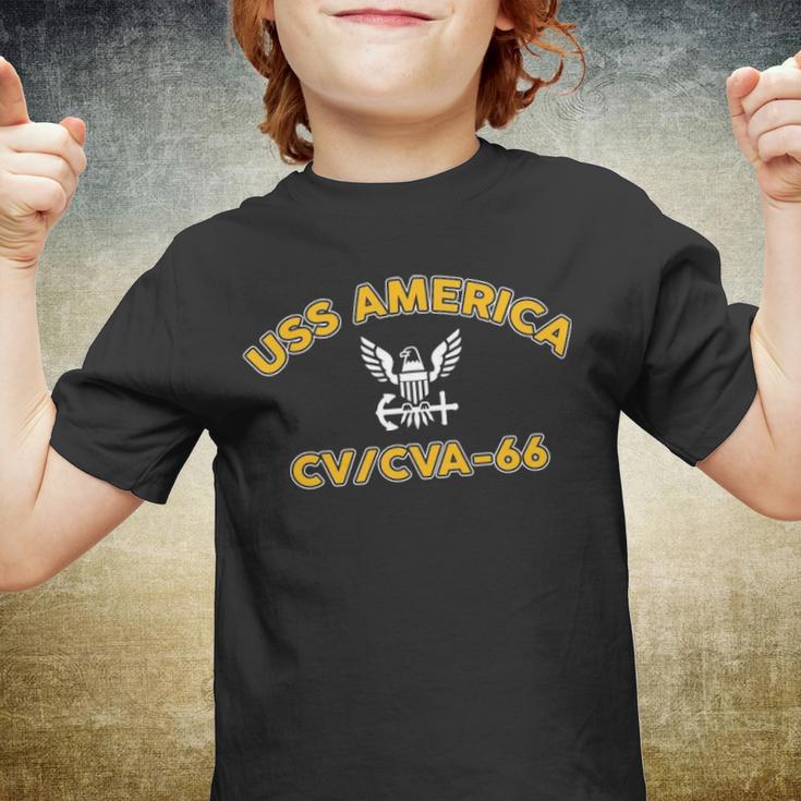 Uss America Cv 66 Cva V2 Youth T-shirt