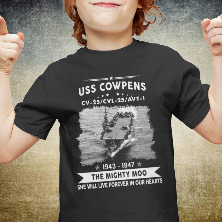 Uss Cowpens Cvl 25 Uss Cow Pens Youth T-shirt