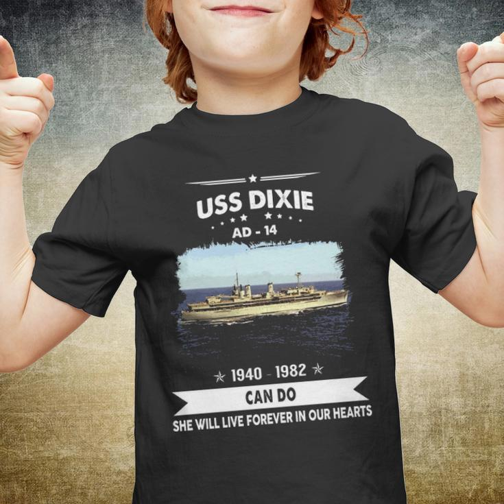 Uss Dixie Ad Youth T-shirt