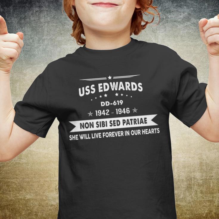 Uss Edwards Dd Youth T-shirt