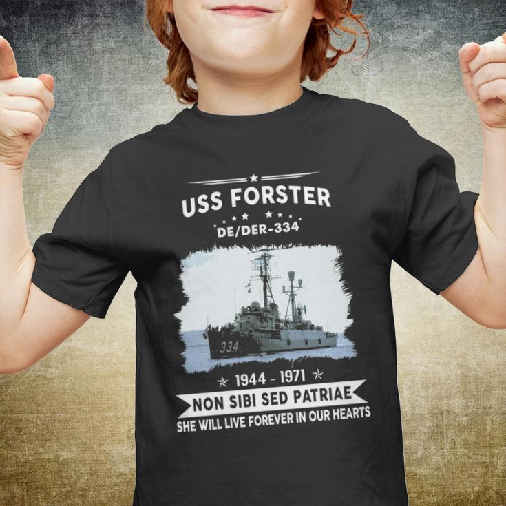 Uss Forster De 334 Der Youth T-shirt