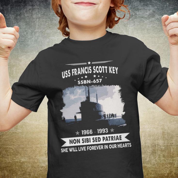 Uss Francis Scott Key Ssbn Youth T-shirt