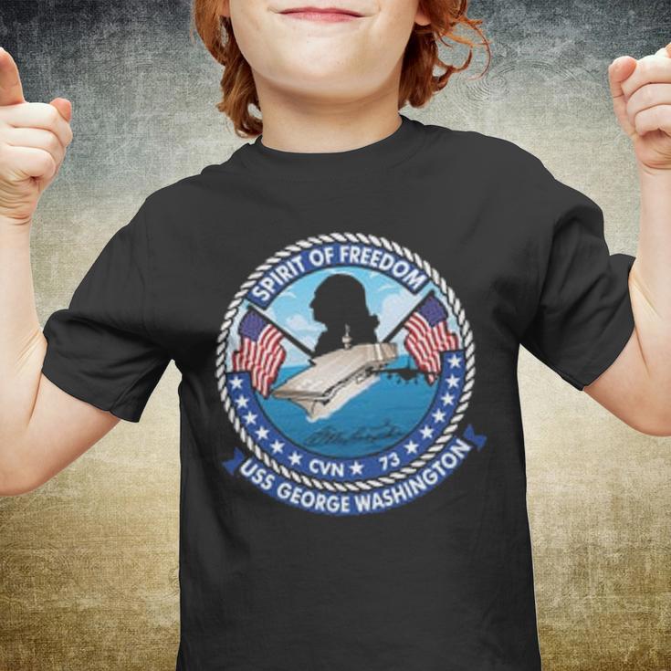 Uss George Washington Cvn V2 Youth T-shirt