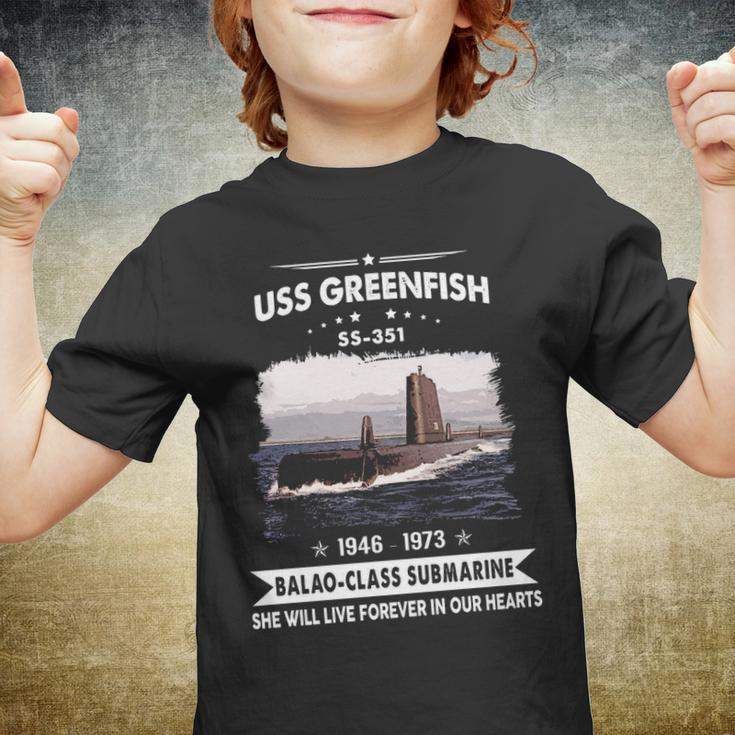 Uss Greenfish Ss Youth T-shirt