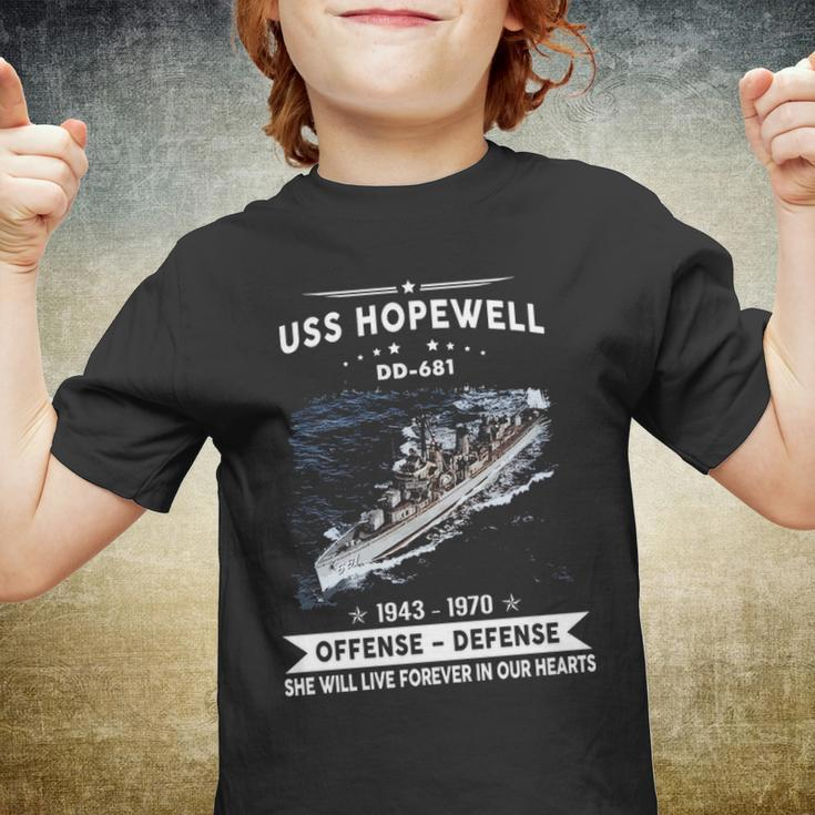 Uss Hopewell Dd Youth T-shirt