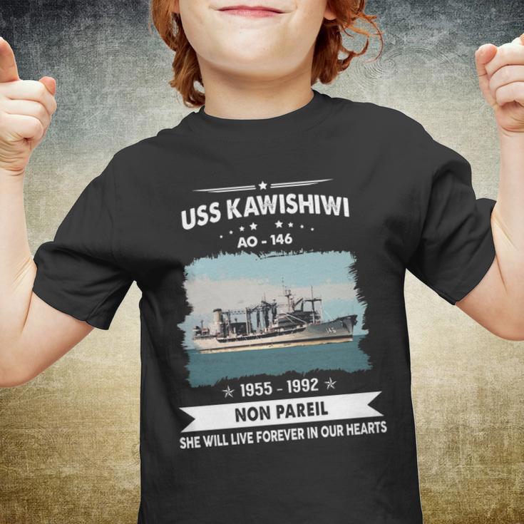 Uss Kawishiwi Ao 146 Ao Youth T-shirt