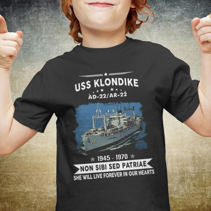 Uss Klondike Ar 22 Ad Youth T-shirt