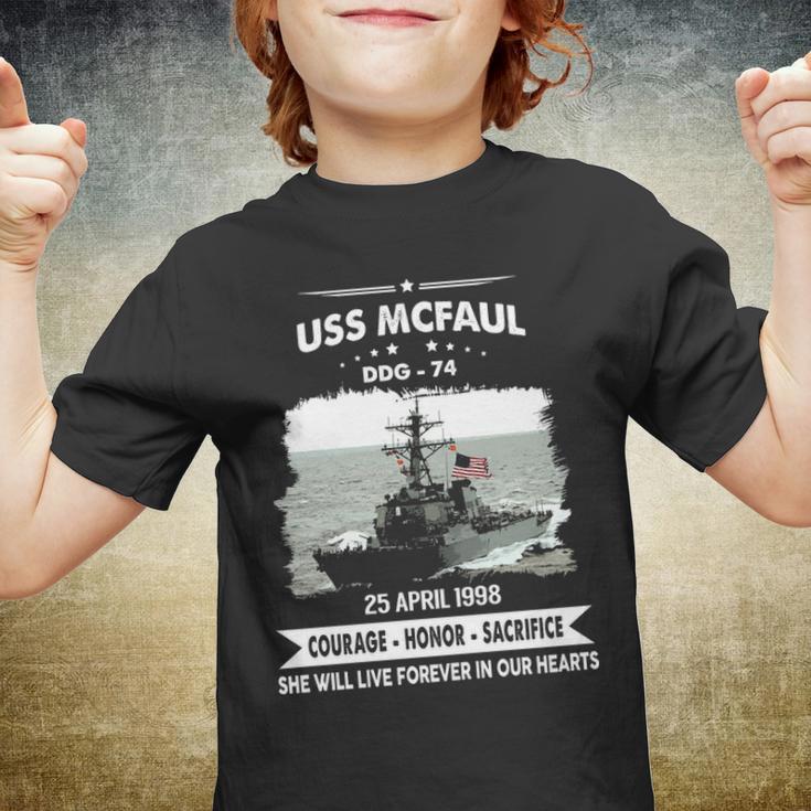 Uss Mcfaul Ddg V2 Youth T-shirt