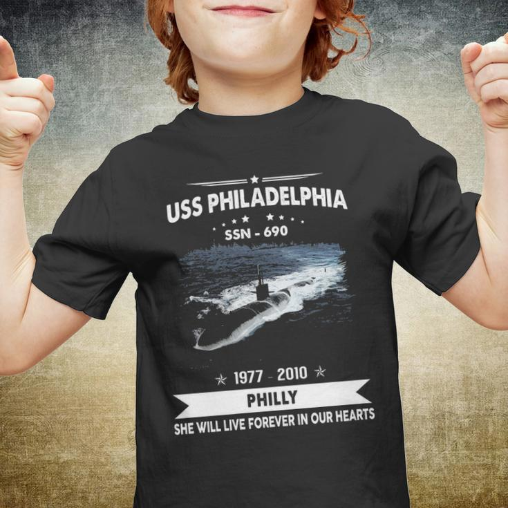 Uss Philadelphia Ssn Youth T-shirt