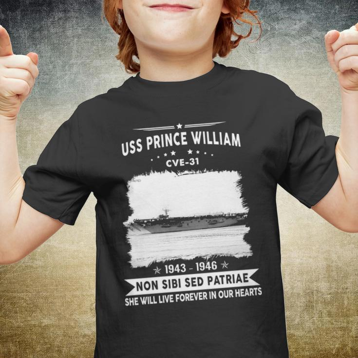 Uss Prince William Cve Youth T-shirt