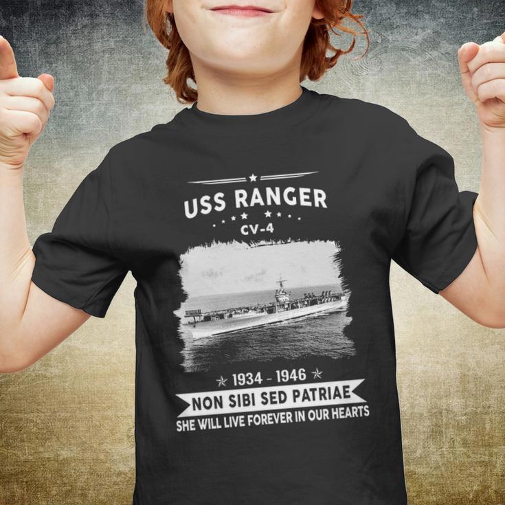 Uss Ranger Cv V2 Youth T-shirt