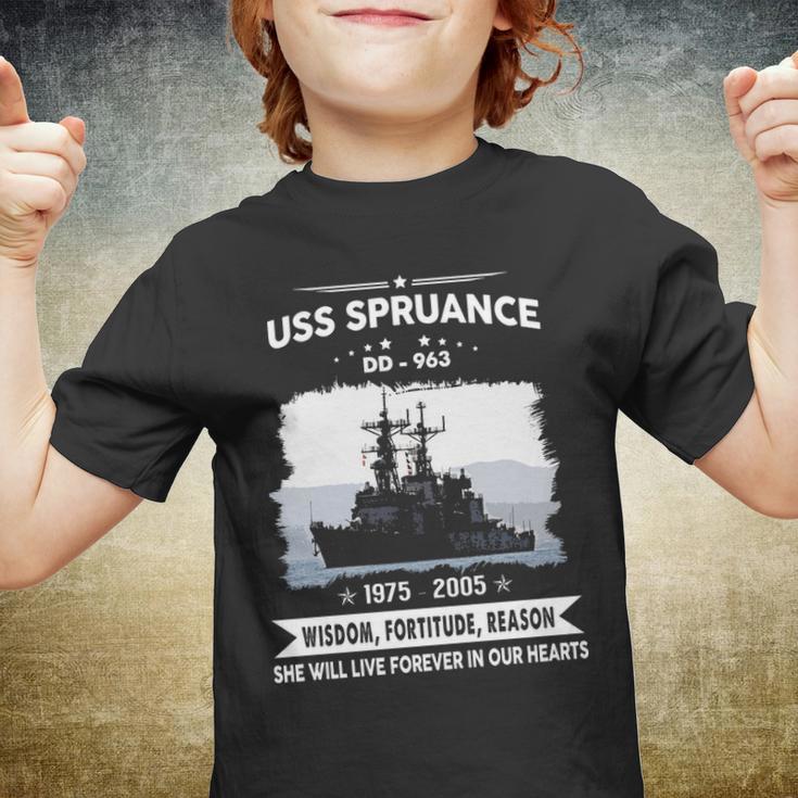 Uss Spruance Dd Youth T-shirt