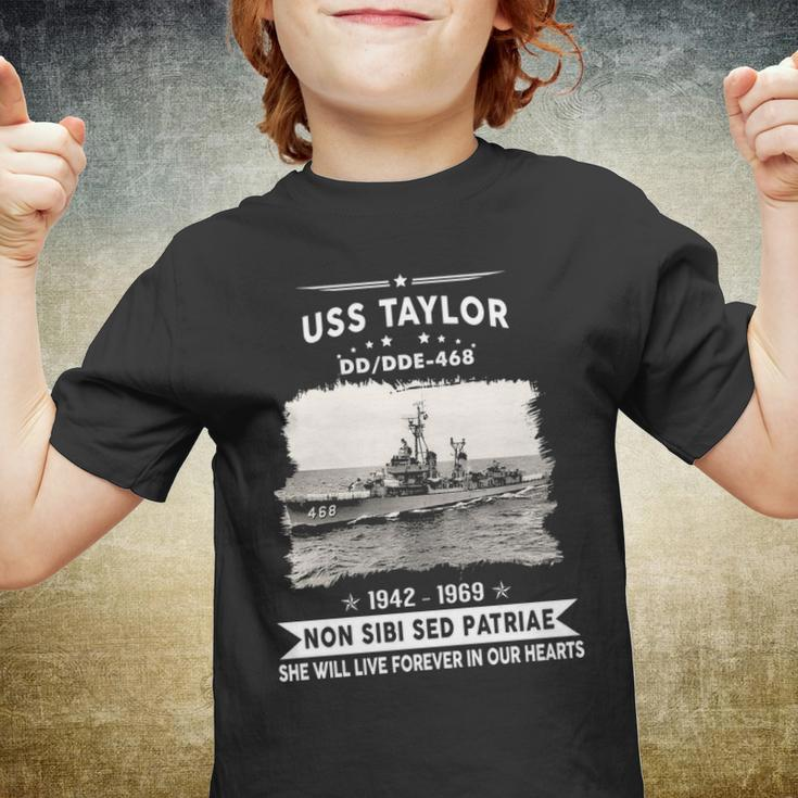 Uss Taylor Dd 468 Dde Youth T-shirt