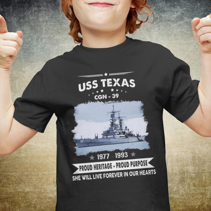 Uss Texas Cgn Youth T-shirt
