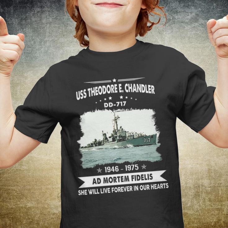 Uss Theodore E Chandler Dd Youth T-shirt