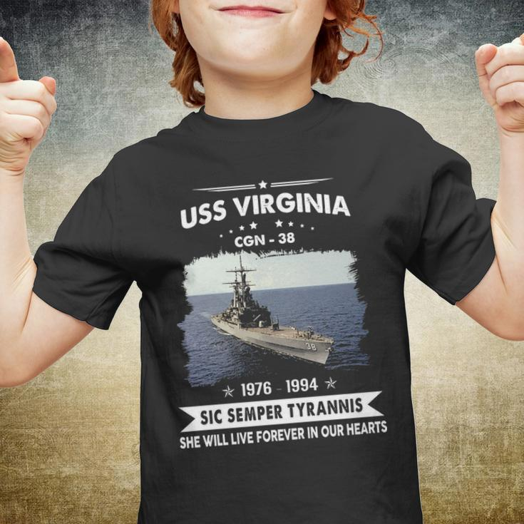 Uss Virginia Cgn Youth T-shirt