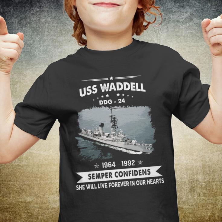 Uss Waddell Ddg V2 Youth T-shirt