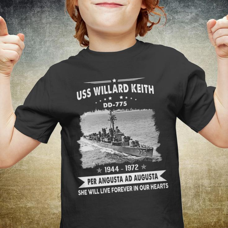 Uss Willard Keith Dd Youth T-shirt