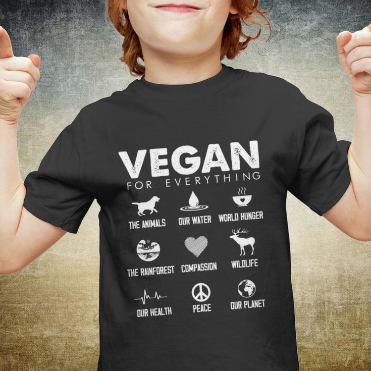 Vegan For Everything Meaningful Gift Earth Day Save The Bees Men Women Gift Youth T-shirt