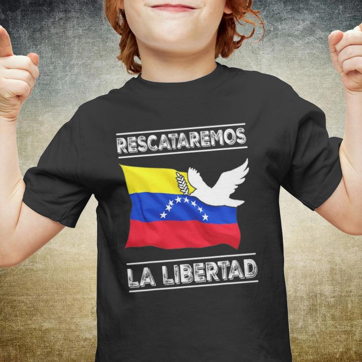 Venezuela Freedom Democracy Guaido La Libertad Youth T-shirt
