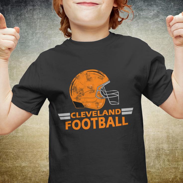 Vintage Cleveland Football Helmet Youth T-shirt