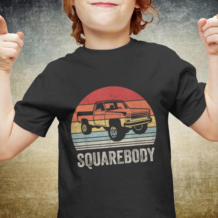 Vintage Retro Classic Square Body Squarebody Truck Tshirt Youth T-shirt