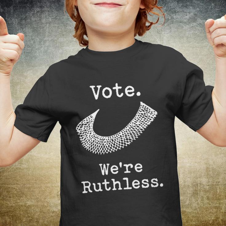 Vote Were Ruthless Shirt Ruth Bader Ginsburg Youth T-shirt
