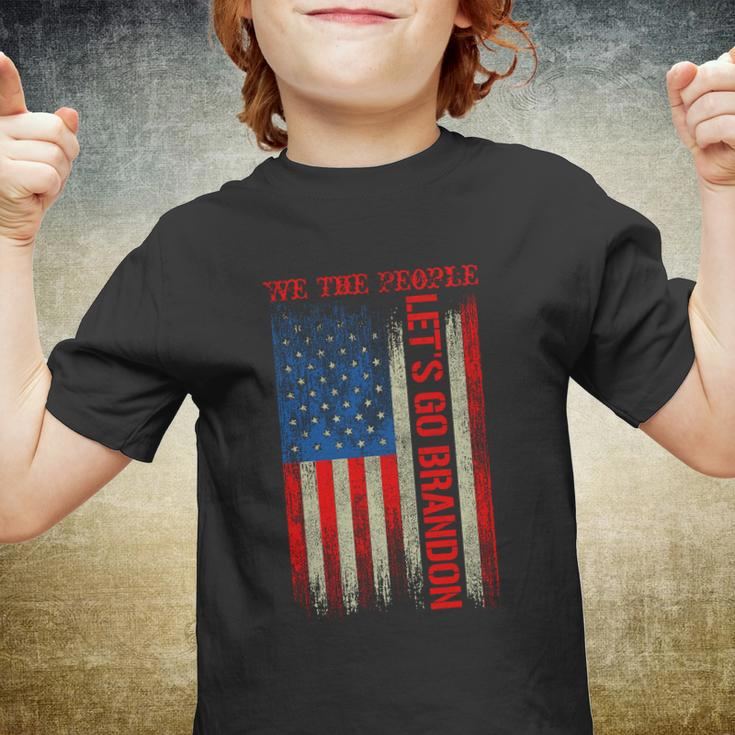 We The People Lets Go Brandon Patriotic Youth T-shirt