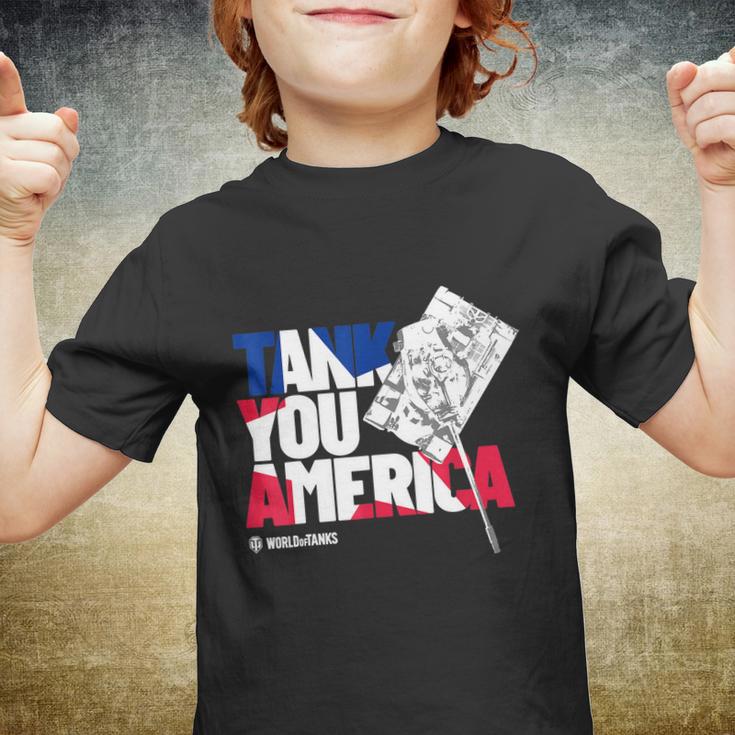 World Of Tanks 4Th Of July Tank You America Youth T-shirt