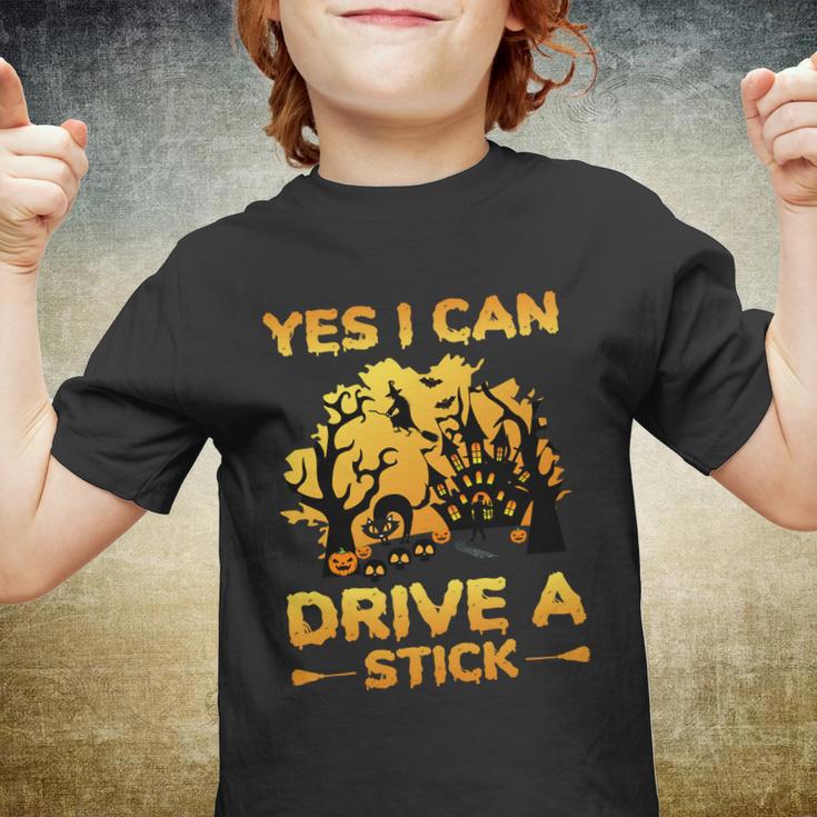 Yes I Can Drive A Stick Halloween Quote Youth T-shirt