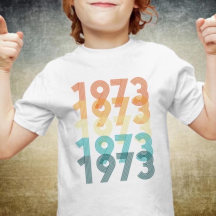 1973 Retro Colorful Roe V Wade Youth T-shirt