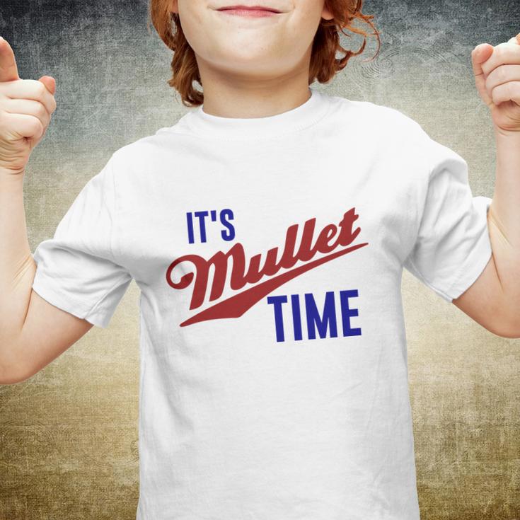 It’S Mullet Time Funny Redneck Mullet Youth T-shirt