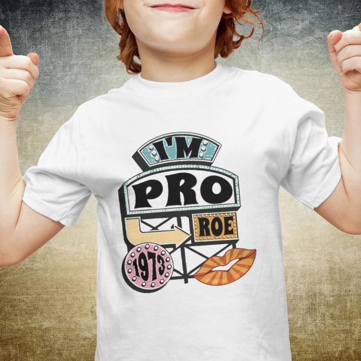 Reproductive Rights Pro Roe Pro Choice Mind Your Own Uterus Retro Youth T-shirt