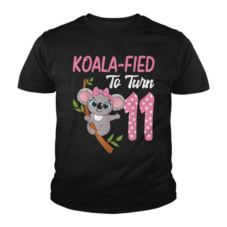 11 Year Old Koala 11Th Birthday Party Animal Koala Lover  Youth T-shirt