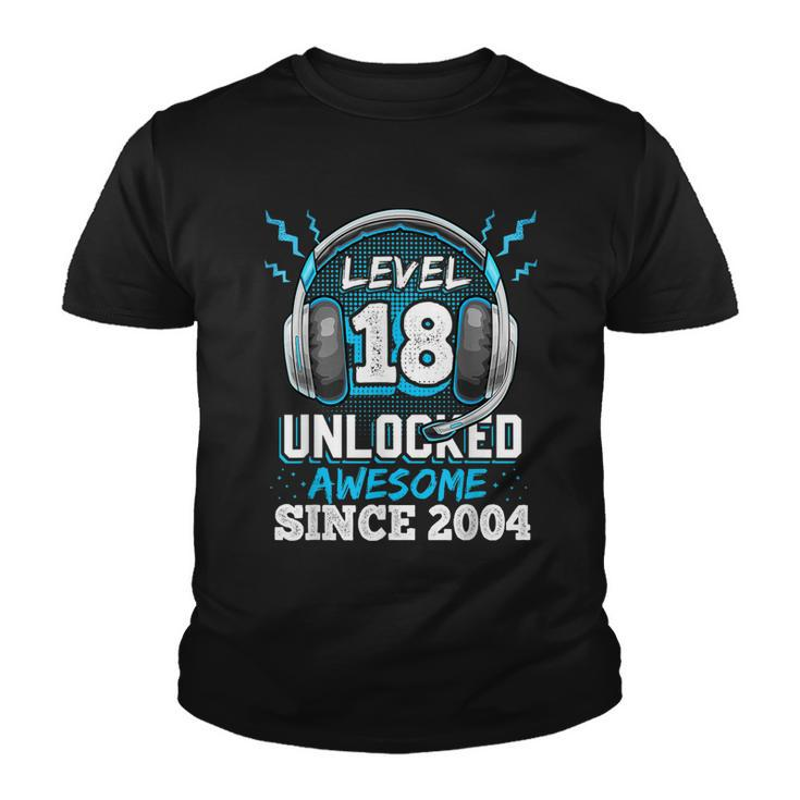 18Th 18 Year Old Birthday Funny Eighn 18Yr Bday Men Gamer  Youth T-shirt
