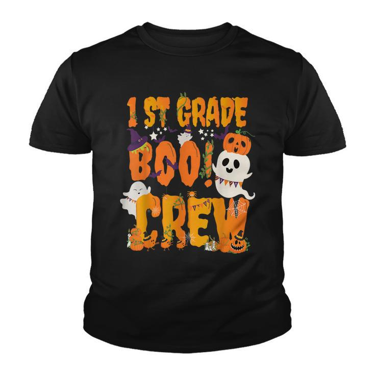 1St Grade Boo Crew Student Teacher Halloween Apparal  Youth T-shirt